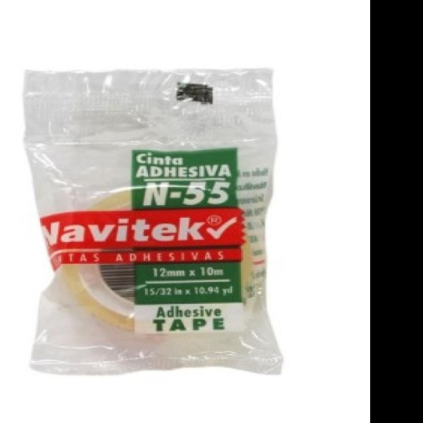 CINTA ADH.12X10M TRANSP. NAVITEK N55 E50 C500